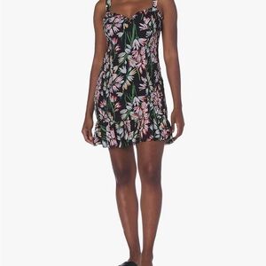 Floral Print Mini Dress